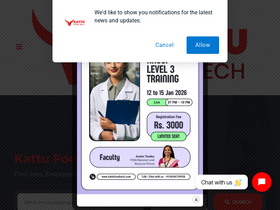 'kattufoodtech.com' screenshot