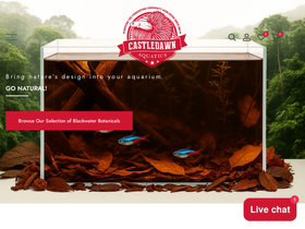 castledawnaquatics.com homepage screenshot