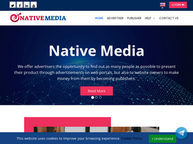 'nativemedia.rs' screenshot