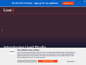 'liveu.tv' screenshot