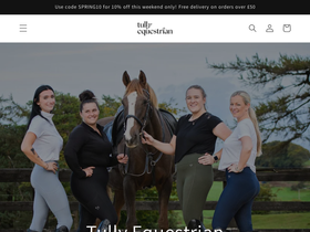 tullyequestrian.com homepage screenshot