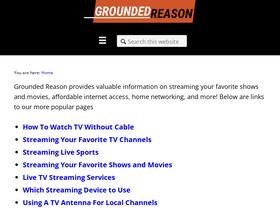 'groundedreason.com' screenshot