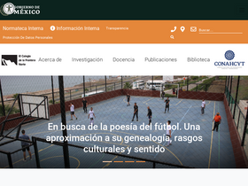 'colef.mx' screenshot