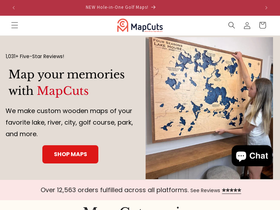 mapcuts.com homepage screenshot