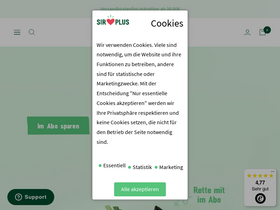 'sirplus.de' screenshot