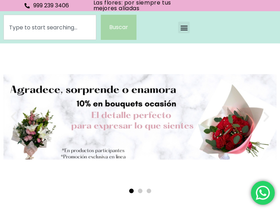 acaciafloresyregalos.com homepage screenshot