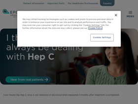 'epclusa.com' screenshot