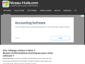 'niveau-huile.com' screenshot