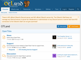 'otland.net' screenshot