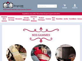 'mon-droguiste.com' screenshot