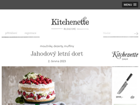 'kitchenette.cz' screenshot