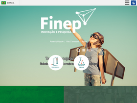'finep.gov.br' screenshot