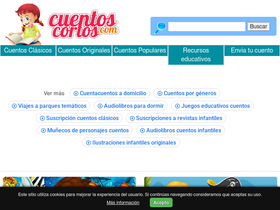 'cuentoscortos.com' screenshot