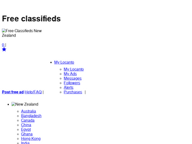 'locanto.co.nz' screenshot
