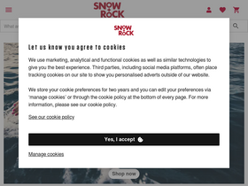 'snowandrock.com' screenshot