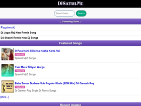 'djsathi.me' screenshot