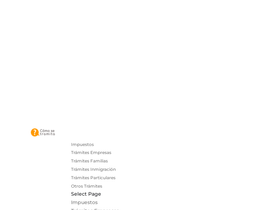 'comosetramita.com' screenshot