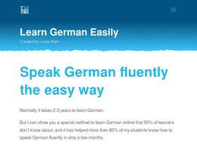 'learn-german-easily.com' screenshot