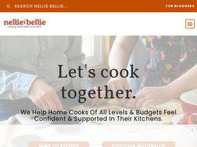 'nelliebellie.com' screenshot