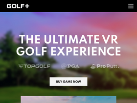 'golfplusvr.com' screenshot