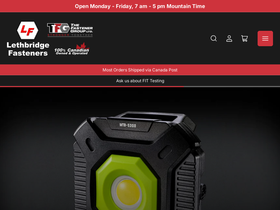 lethfast.ca homepage screenshot