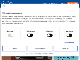 'elbil.no' screenshot