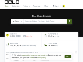 'celoscan.io' screenshot
