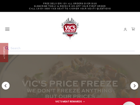 'vicsmeat.com.au' screenshot