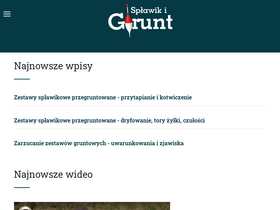 'splawikigrunt.pl' screenshot