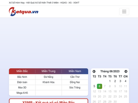 'ketqua.vn' screenshot