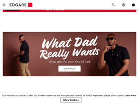 'edgars.co.za' screenshot