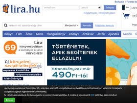 'lira.hu' screenshot