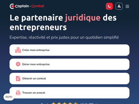 'captaincontrat.com' screenshot