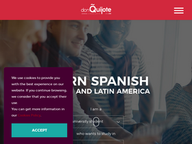 'donquijote.org' screenshot