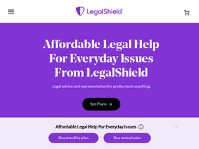 'legalshield.com' screenshot