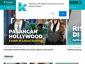 'keepo.me' screenshot