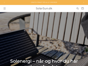 solarsun.dk homepage screenshot