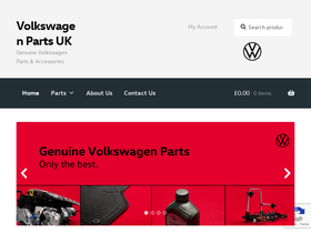 'volkswagenpartsuk.co.uk' screenshot