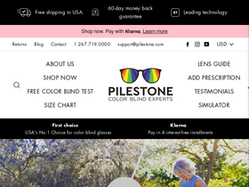 'pilestone.com' screenshot
