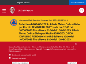 'comune.fi.it' screenshot