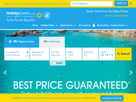 'holidaygems.co.uk' screenshot
