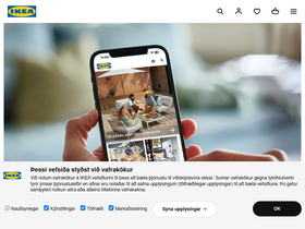 'ikea.is' screenshot