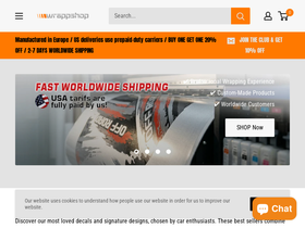 wrappshop.eu homepage screenshot