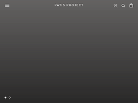 Patisproject homepage screenshot