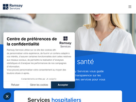 'ramsayservices.fr' screenshot