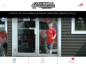 centralmarine.ca homepage screenshot