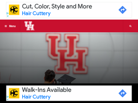 'uhcougars.com' screenshot