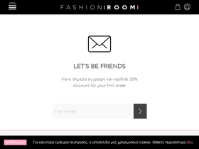 'fashionroom.gr' screenshot