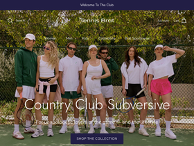 Tennis Brat website screenshot
