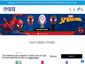 'int.pez.com' screenshot